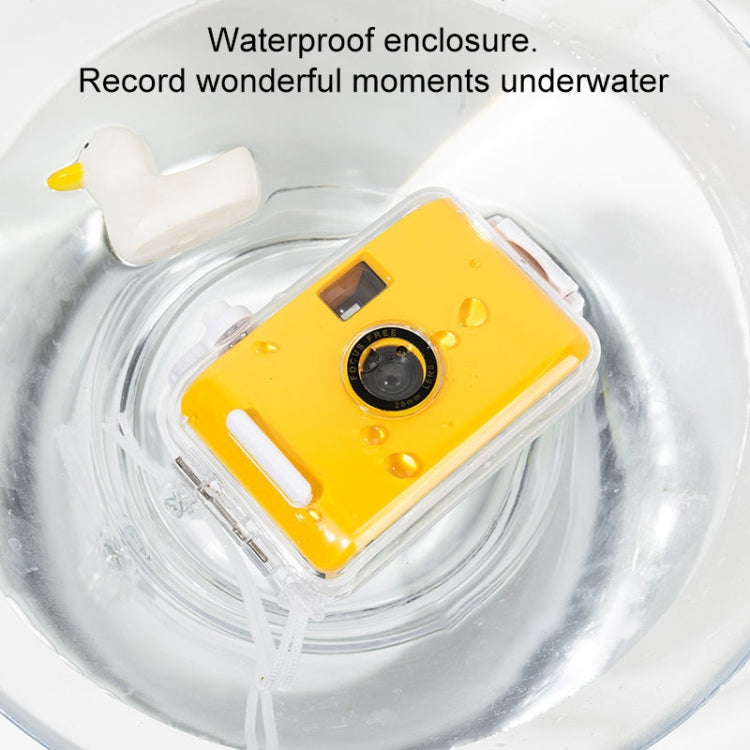 Cute Retro Film Waterproof Shockproof Camera With Disposable Film, All White Shell, Black White Shell, Yellow White Shell, Light Pink White Shell, Sky Blue White Shell Cute Retro Film Waterproof Shockproof Camera With Disposable Film, All White Shell, Black White Shell, Yellow White Shell, Light Pink White Shell, Sky Blue White Shell